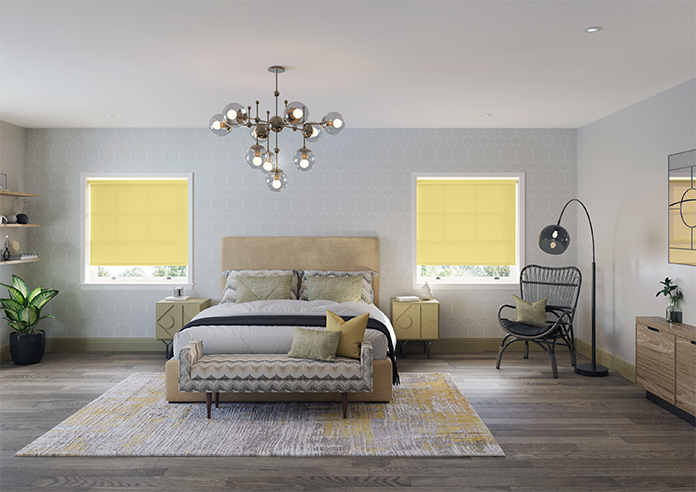Roma, Primrose - Motorised Roller Blind - Image 5